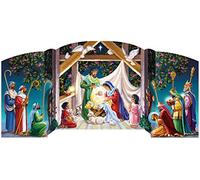 Vermont Christmas Company Calendrier de l'Avent Dessus de la Table Crèche (en Anglais)