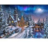 Vermont Christmas Company Cartes de Noël Peace on Earth - Boîte de 15 cartes et 16 enveloppes doublées d'aluminium