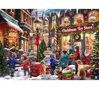 Vermont Christmas Company Christmas Toy Store Puzzle de 1000 pièces - Puzzle de vacances - Pièces entièrement emboîtables et de forme aléatoire - 67 x 49 1/4 po