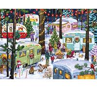 Vermont Christmas Company Puzzle Camping pour Noël 1000 pièces