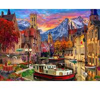 Vermont Christmas Company Puzzle Canal Européen 1000 pièces