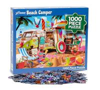 Vermont Christmas Company Puzzle de 1000 pièces Motif Campeur de Plage