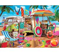 Vermont Christmas Company Puzzle de 1000 pièces Motif Campeur de Plage