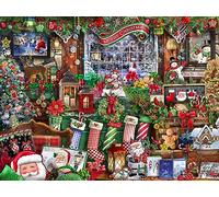 Vermont Christmas Company Puzzle de Noël de 550 pièces - Collage de Noël Amusant pour Adultes et Jeunes Adultes - 61 x 45,7 cm