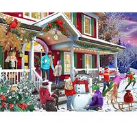 Vermont Christmas Company Puzzle Famille Noël 1000 pièces