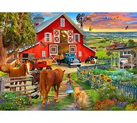 Vermont Christmas Company Puzzle Ferme Cheval 1000 Pièces
