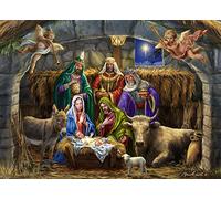 Vermont Christmas Company Puzzle in The Manger 1000 pièces