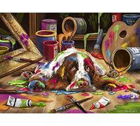 Vermont Christmas Company Puzzle Puppy Picasso 1000 pièces