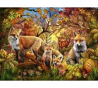 Vermont Christmas Company Puzzle renards d'automne 550 pièces