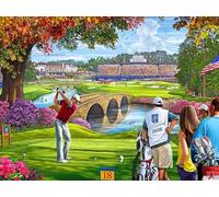 Vermont Christmas Company Puzzle The Final Hole (Golf) 550 pièces - Grandes pièces - Pièces entièrement emboîtables et de forme aléatoire - 61 x 45,7 cm