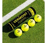 Vermont Classique Balle de Tennis - Approuvée par la ITF (Variété de Quantités Disponible) [Net World Sports] (4 Balles / 1 Tube)