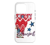 Vermont Floral Chevron Plaid Patrimoine régional Coque pour iPhone 16 Pro