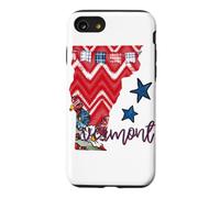 Vermont Floral Chevron Plaid Patrimoine régional Coque pour iPhone SE (2020) / 7/8