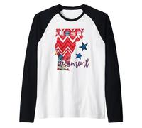 Vermont Floral Chevron Plaid Patrimoine régional Manche Raglan
