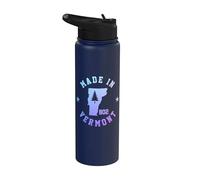 Vermont Green Mountain State 208 indicatif régional Pride Stainless Steel Insulated Water Bottle