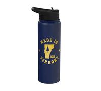 Vermont Green Mountain State 208 indicatif régional Pride Stainless Steel Insulated Water Bottle