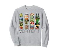 Vermont, illustré, sirop d'érable, Vacances aux États-Unis, Nature Sweatshirt