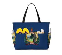 Vermont State Flag Sac de voyage multifonction multi-poches Design tendance Convient pour divers lieux de plein air