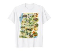 Vermont VT USA, sirop d'érable, vergers de pommiers T-Shirt Graphique avec Valeur