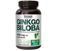 VERMONTSUPPLEME GINKGO BILOBA 60+30vcap. - complément complet proposé en gélules pratiques, à prendre régulièrement selon la dose conseillée et devient un allié fiable dans la routine de tous les jour