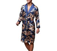 VERNASSA Homme Kimono en Soie Robe de Chambre Peignoir de Bain, Vêtement de Nuit, Satin Pyjama, L-XXL, Multicolor & Fashion Styles …