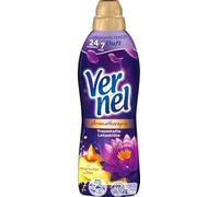 Vernel Adoucissant d'aromathérapie en fleur de lotus (37 lavages), parfum de linge longue durée avec huiles essentielles pour une fraîcheur 24h/24, 7j/7, bouteille recyclable