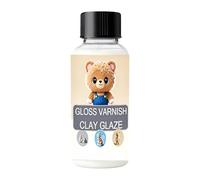 Vernis à argile séché à l'air libre - Vernis scellant brillant, vernis de protection transparent pour poterie | Moules à pâte en céramique, bois, résine, pierre, pour la cuisson du tissu, l'artisanat