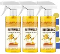 Vernis à Bois à La Cire D'abeille Pour Sols Et Meubles, Spray D'entretien Et Restaurateur De Cire D'abeille Naturelle, Spray Micromoléculaire Naturel - Multi-Usages (B-3PCS)
