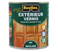 Rustins - vernis bois extérieur mat - uv protection - séchage rapide - Incolore - 15m²/L - 500ml (EAVM500FR)