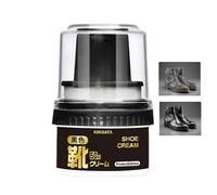 Vernis à chaussures noir - 50 ml - Cire de nettoyage pour chaussures en cuir - Shiner pour bottes avec applicateur - Produits d'entretien des chaussures pour bottes en cuir, veste en cuir, sièges en