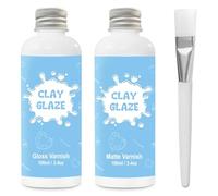 Vernis à l'argile pour séchage à l'air libre, vernis à séchage à l'air libre pour éviter les fissures, les rayures et l'usure, obtenir des effets brillants et mats