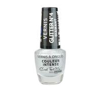 Vernis à ongle - C'est tout moi - INTENSE GLITTER - N°4 DIAMANT - Séchage ultra-rapide - Longue tenue