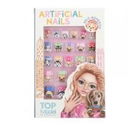 Vernis à ongle - DEPESCHE - TOPModel City Girls - Autocollants colorés - 24 ongles - Design chiens mignons