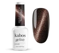 Vernis à ongle - Kabos Cat Eye Golden Saturn - Doré pailleté magnétique - UV/LED - Tenue 21 jours