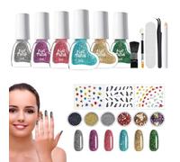 Vernis à Ongles - 1 Ensemble de Cosmétiques pour Manucure Femmes | Vernis À Ongles Pour Les Filles,pour Mère Petite Amie Épouse Salon à la Maison Rassemblement Plage Voyage Rencontres Déplacement