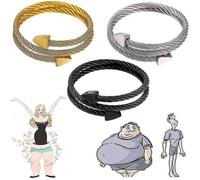 Vernis a ongles,3pcs Crainoc Titanium Bangle,Drainage lymphatique Bracelets magnétiques,Bracelet de thérapie par champ [D462304635]