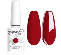 Vernis à ongles 8ml Semi-permanent Gel Polish UV LED Soak Off Manucure Rouge sang #1337