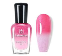 Vernis à ongles à base d'eau - Rouge nacré - Longue durée - Vernis à ongles pour le bricolage - Vernis à ongles non toxique qui change de couleur - Pour le nail art DIY