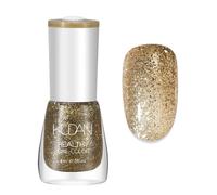 Vernis à ongles à paillettes dorées - 8 ml - Classique - Monochrome - Séchage rapide et longue durée - Non toxique - Sans lampe UV - Résistant aux éclats - Pour manucure à faire soi-même - Doré