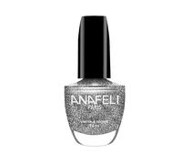Vernis à Ongles ANAFELI - Argent n° D01 - Pinceau large pour une application facile