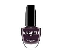 Vernis à Ongles ANAFELI - Aubergine sombre n° 103 - Pinceau large pour une application facile