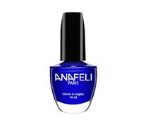 Vernis à Ongles ANAFELI - Bleu életrique n° 44 - Pinceau large pour une application facile
