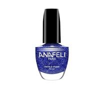 Vernis à Ongles ANAFELI - Bleu Roi Intense n° D10 - Pinceau large pour une application facile