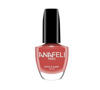 Vernis à Ongles ANAFELI - Marron rose n° 21 - Pinceau large pour une application facile