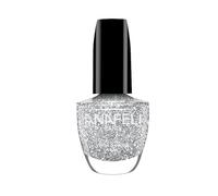 Vernis à Ongles ANAFELI Pailletés Gris n° P06 - Pinceau large pour une application facile