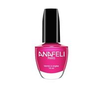 Vernis à Ongles ANAFELI - Rose rubis n° 10- Pinceau large pour une application facile