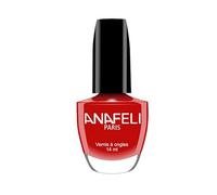 Vernis à Ongles ANAFELI - Rouge Vif n° 74 - Pinceau large pour une application facile