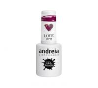 Andreia Vernis Gel Semi-Permanent pour Lampe UV/LED - Vernis à Ongles Couleur Intense Tenue 4 Semaines pour French Manucure - Couleur 303 Rouge - Nuances de Violet - 10 ml