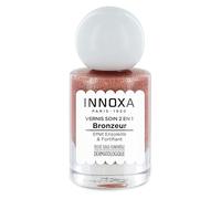 Vernis à Ongles Bronzeur Reflet Cuivré 10ml - Soin 2 en 1 Éclat & Fortification | INNOXA Paris 1920 - Teinte Cuivrée Lumineuse pour Ongles Sensibles