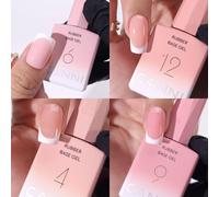 Vernis à ongles CANNI 9ml, sans HEMA, sans TPO, conception d'ongles français, Base en caoutchouc, constructeur de Gel pour ongles, en bouteille, Gel Semi-Permanent R2 kit rubber base